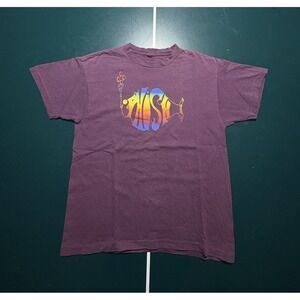 Vintage 90s Phish Band Concert Single Stitch T-Shirt Men's Large Fall Tour 1995